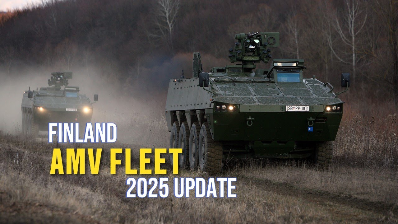 Inside Finland’s 8x8 Beast – The Patria AMV in 2025