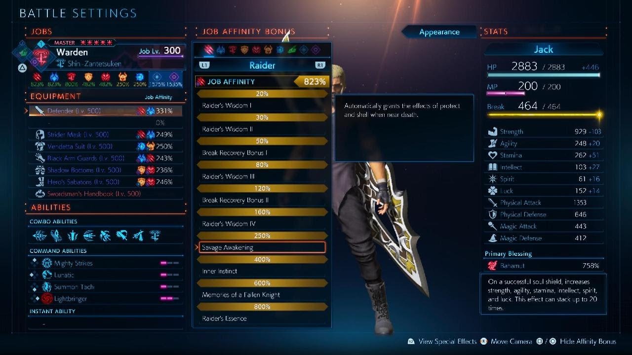 STRANGER OF PARADISE FINAL FANTASY ORIGIN - Breaker Build