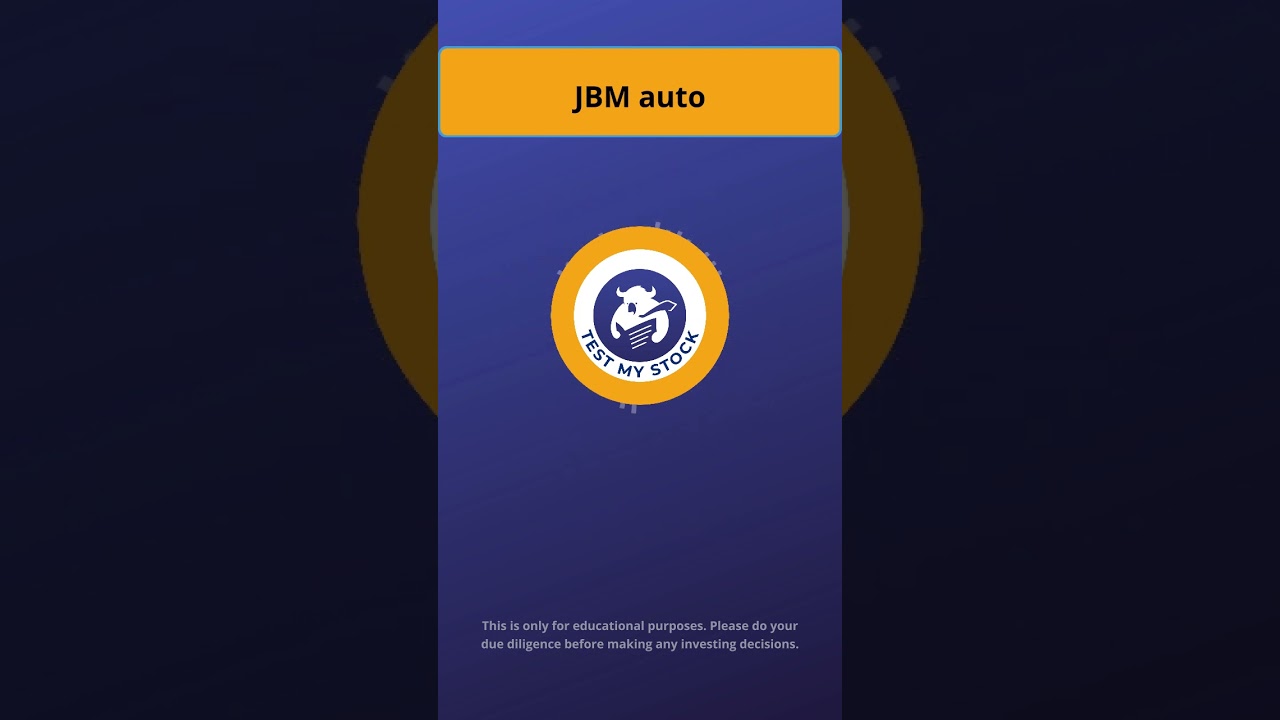 Stock Audio Report | Don't Invest in JBM Auto Before you know this (Latest Report 2023)