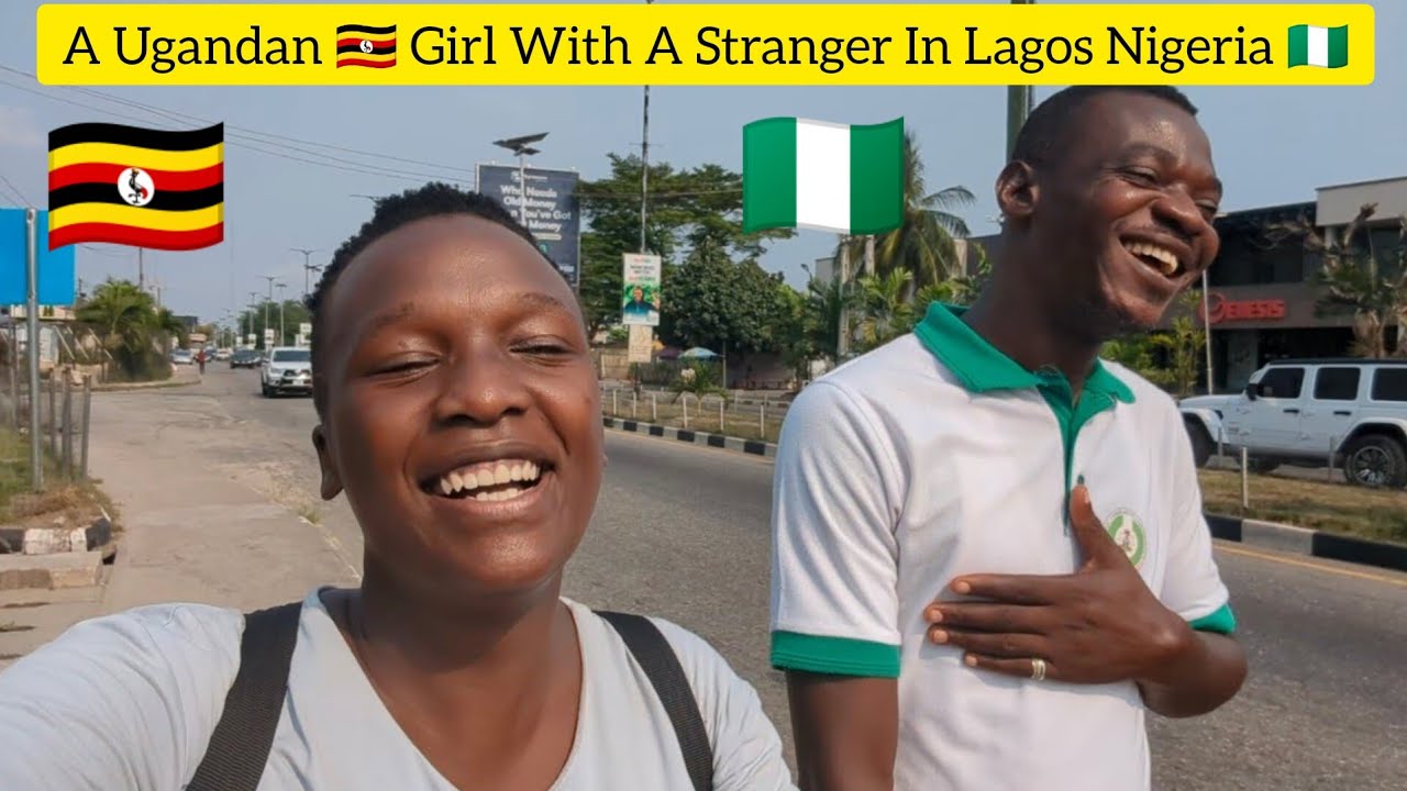 Девушка из Уганды 🇺🇬 ужинает с незнакомцем в Лекки, остров Лагос 🇳🇬, с которым она познакомилась ...