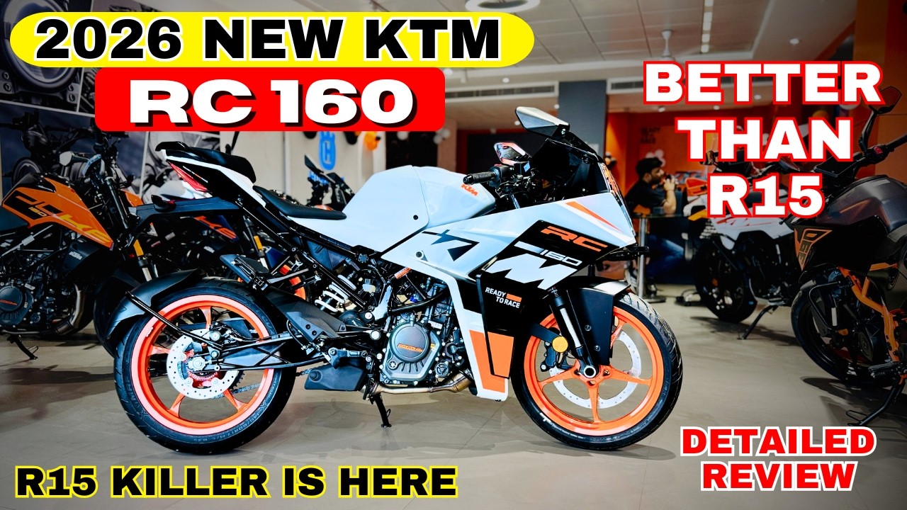 2026 New KTM RC 160 Detailed Review | Price | All Features | Sound | Mileage😱Better Than R15 Killer?