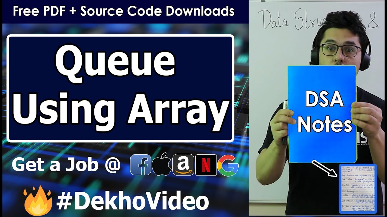 Queue Implementation: Array Implementation of Queue in Data Structure