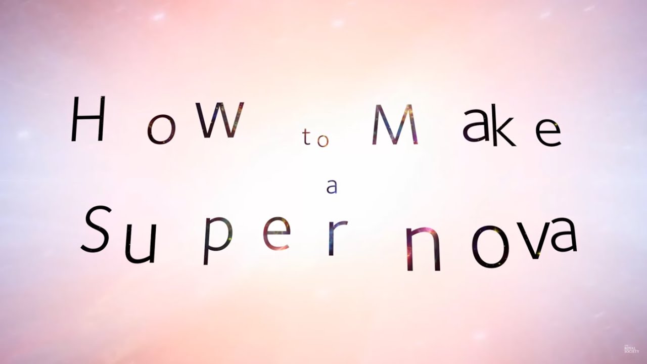 How to make a supernova