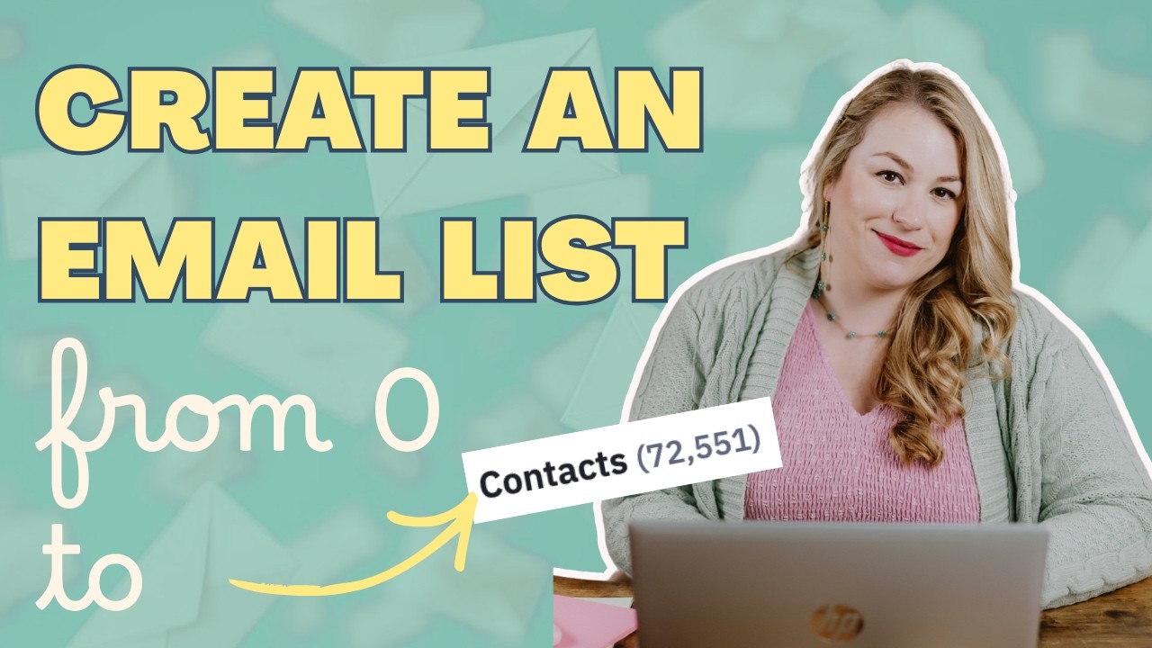 How to Kickstart Your Email List in a Weekend (Even If You’re on Etsy)