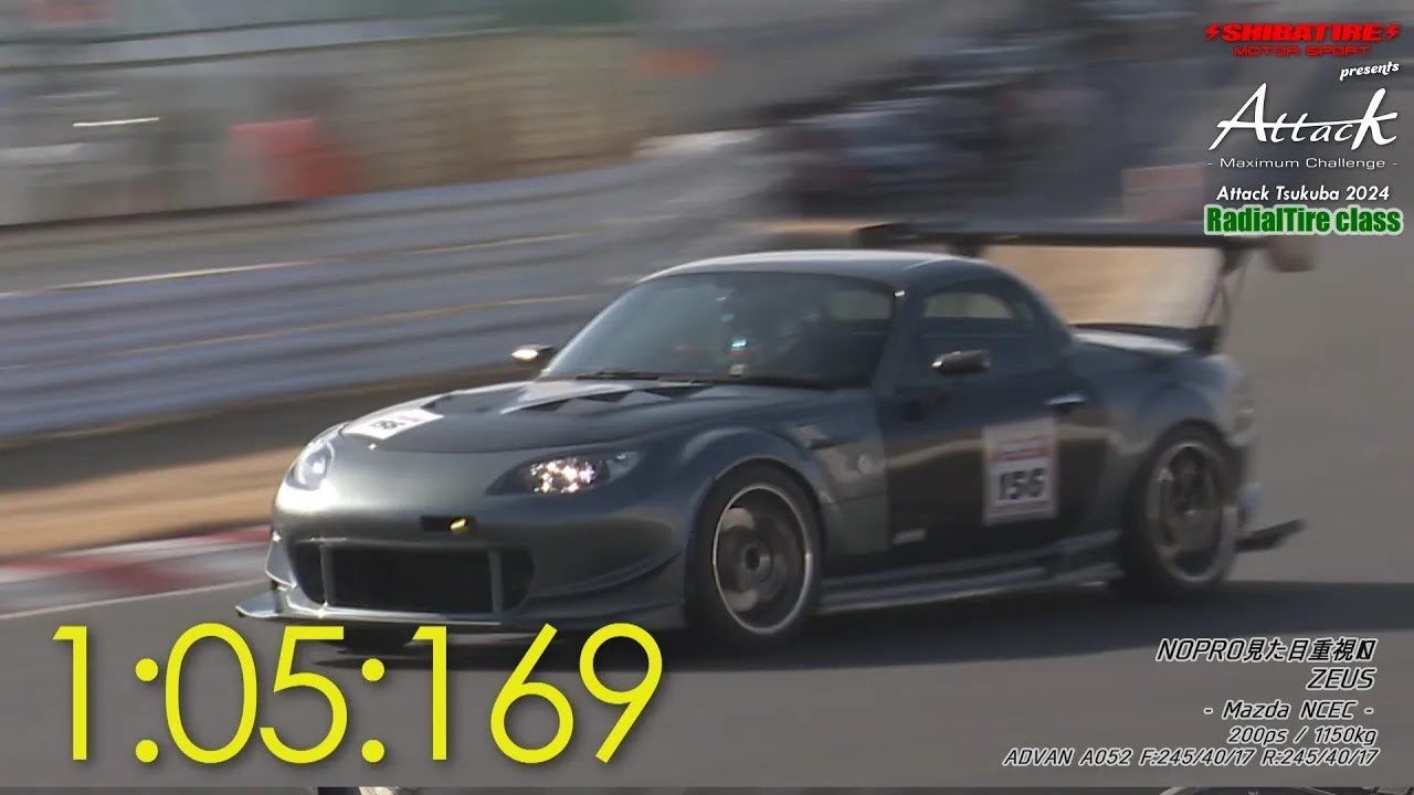 Shibatire presents Attack Tsukuba 2024 ：NOPRO見た目重視NC/ZEUS[Mazda NCEC]