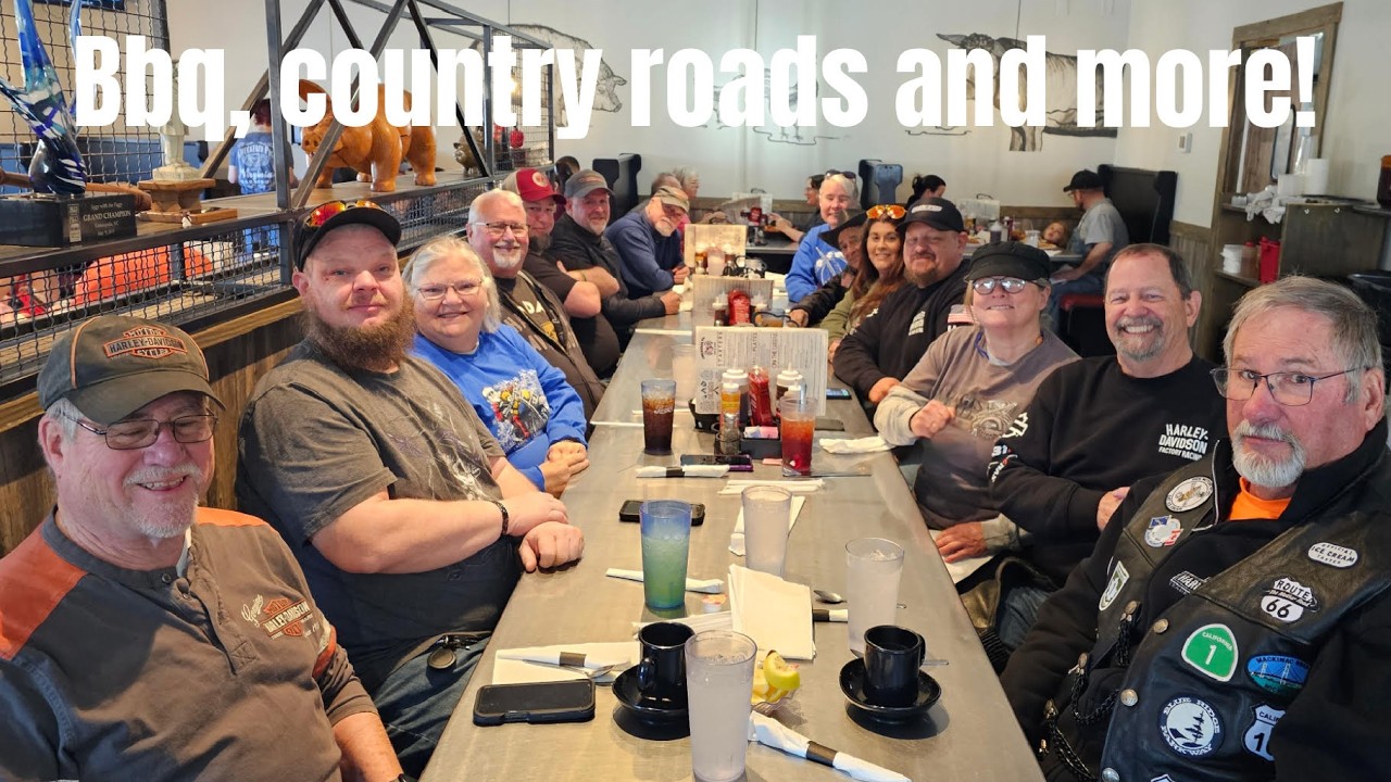 HOG No Daytona Ride, Checkered Pig BBQ, country roads and twisties!