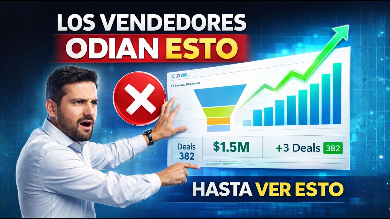 Por Qué Los Vendedores Odiaban el CRM… Hasta Que Vieron Esto