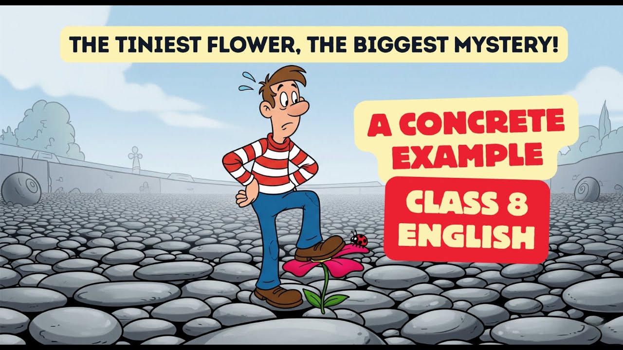 A Concrete Example Class 8 English | Funny Poem Animation & Explanation #class8english #ncertenglish