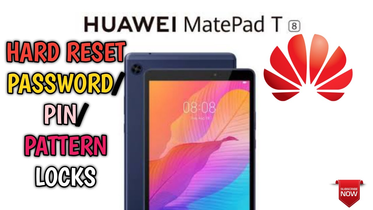 Huawei Matepad T8 KOB2-LO9 HARD RESET || Password || Pin || Pattern Locks