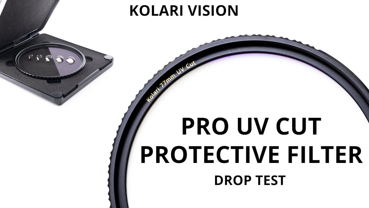 Kolari Vision Pro UV Cut Protective Filter - Drop Test (WE DROPPED THIS FILTER FROM OVER 100 FT!!!)