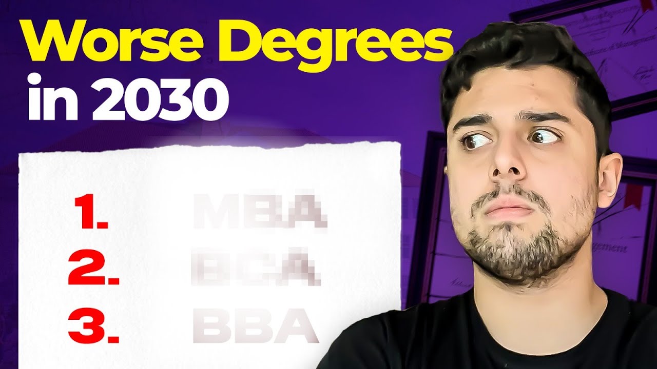 TOP 10 USELESS Degrees in 2030 for Indian Students to do Abroad - LEAST ROI