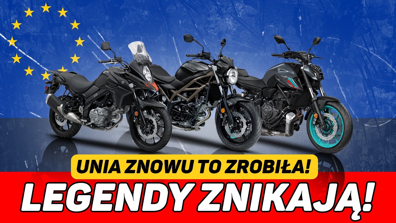 NOWA norma EURO 5+! Te MOTOCYKLE już NIE WR&Oacute;CĄ!