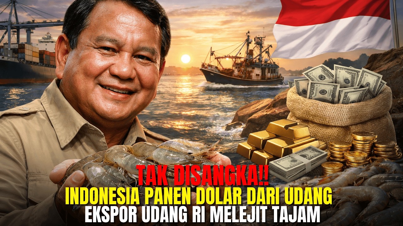 Aliran Dolar Mengalir Deras! Udang Jadi Tambang Emas Baru Indonesia