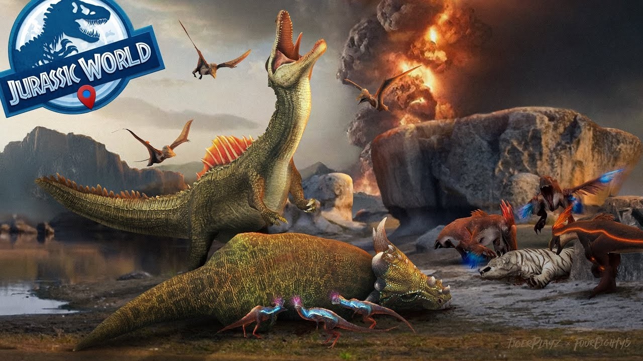 Ночной стримчанский по Jurassic World Alive