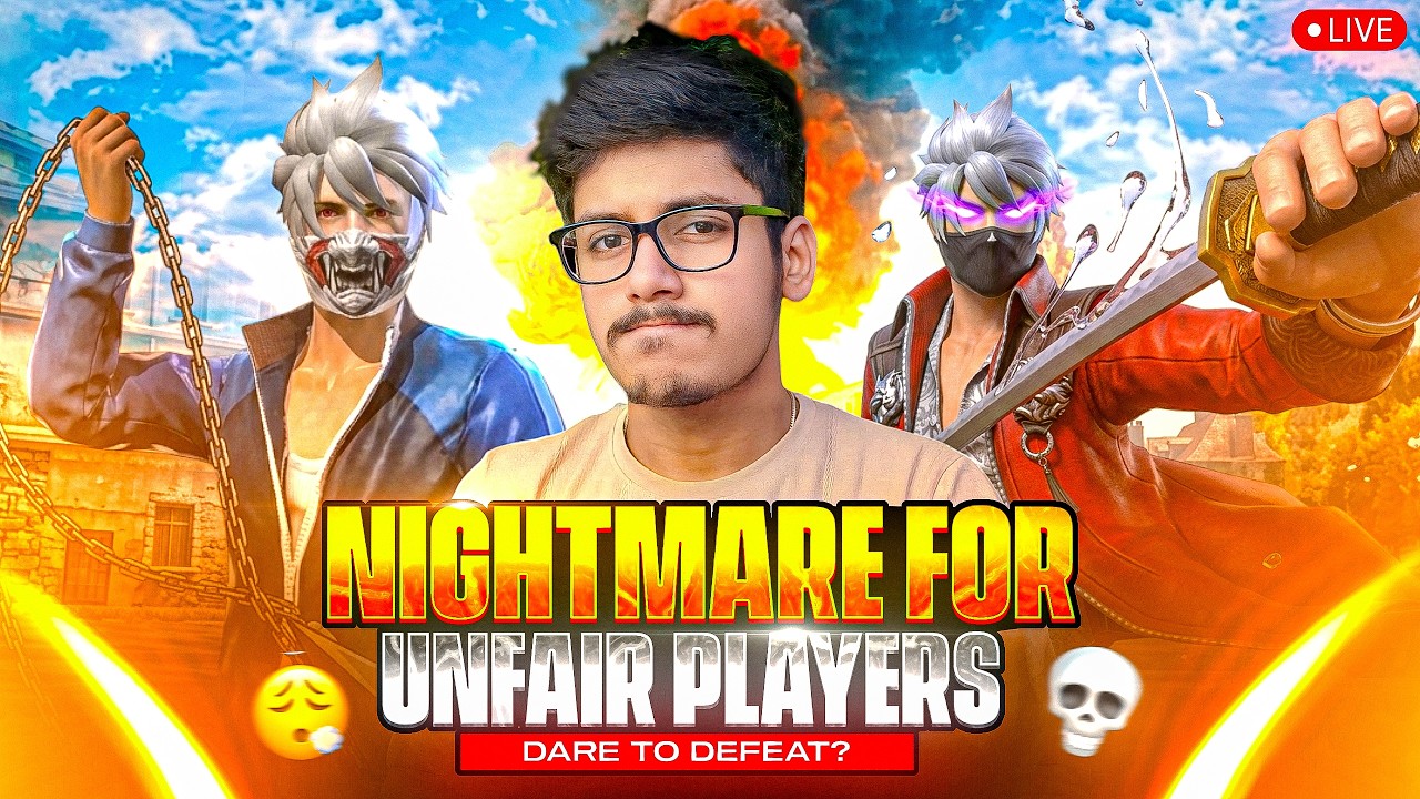 [ LIVE ]🔴4VS4 DARE TO DEFEAT ? 💀 OR 1V4 SPECIALIST🤔🥶  #freefire #livestream #tournament