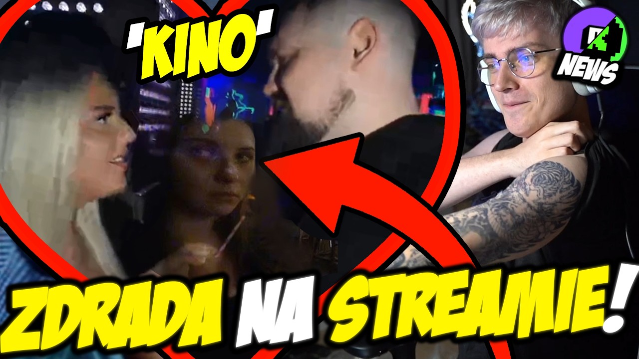 PAJALOCK ZDRADZIŁ EWĘ NA LIVE! REAKCJE STREAMER&Oacute;W! RYBSON IRL EKIPOWY! SZKLANA WIADOMOŚCI TTV!