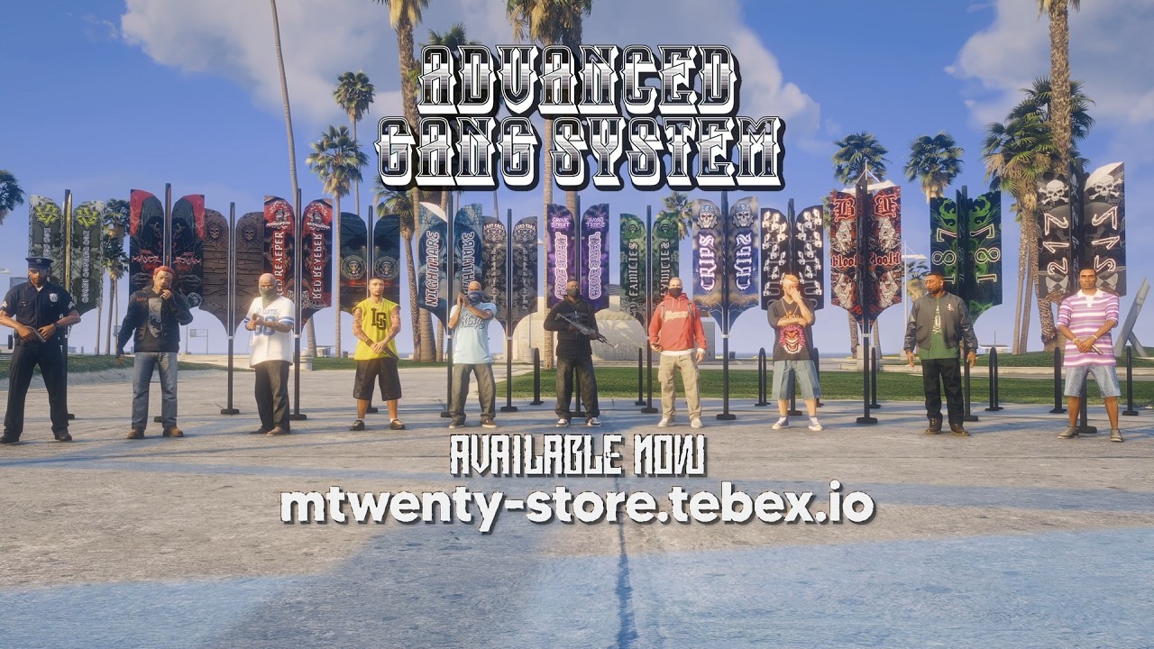 Mtwenty Gang System &mdash; Advanced FiveM Gang System
