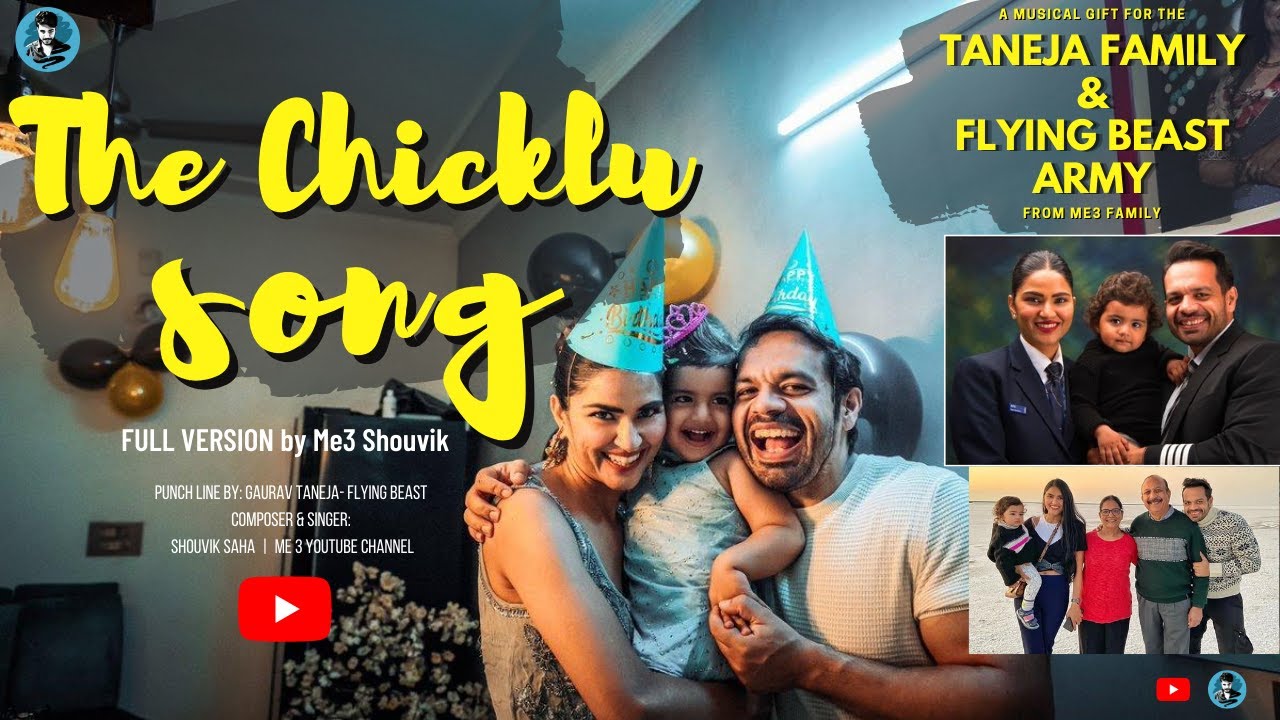 The Chicklu Song Original Composition ft. Rashbhari | Flying Beast | Chicklu O Chicklu Full Song Me3