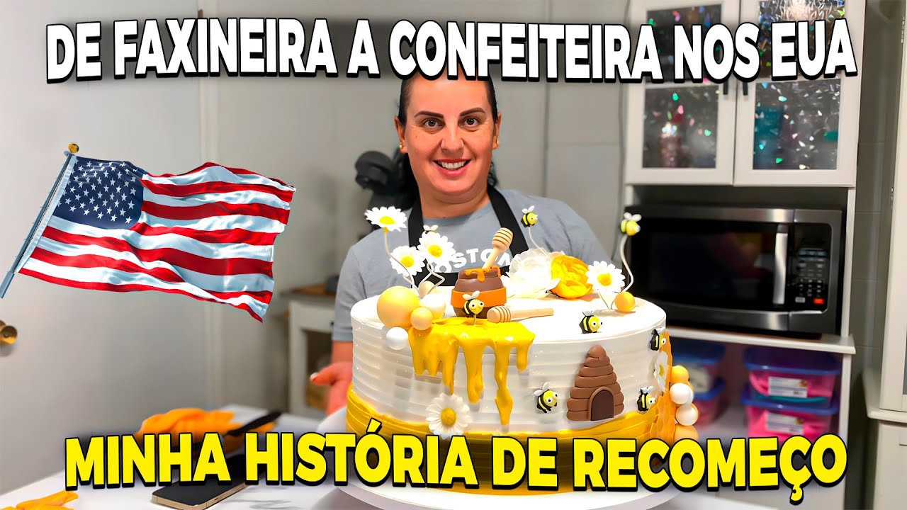 SAÍ DA FAXINA E FUI PRA CONFEITARIA NOS EUA | MINHA TRAJETÓRIA PROFISSIONAL