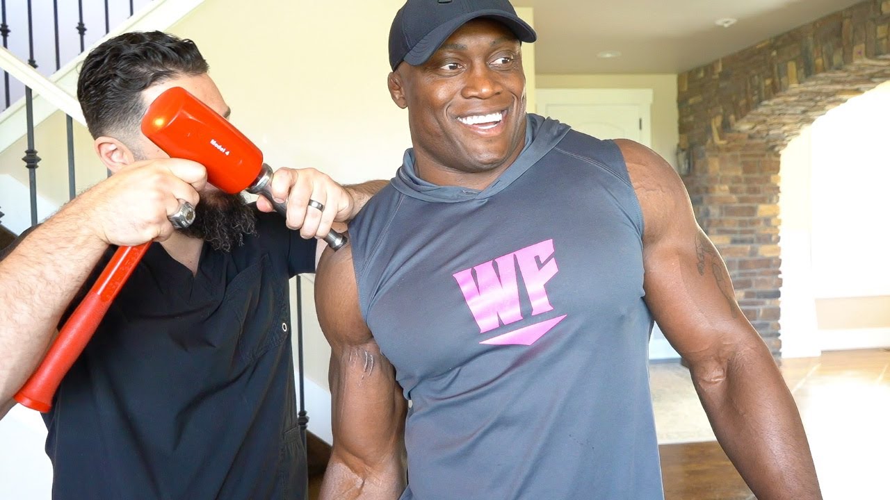 WWE Champion Bobby Lashley gets the most EXTREME Chiropractic Adjustsments?