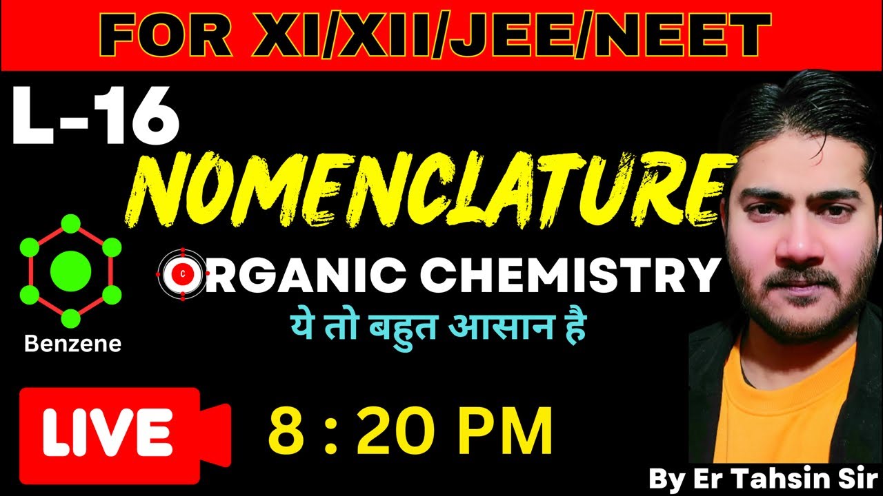L-16||NOMENCLATUR||ORGANIC CHEMISTRY #iupacname #nomenclature #organicchemistry #iupac