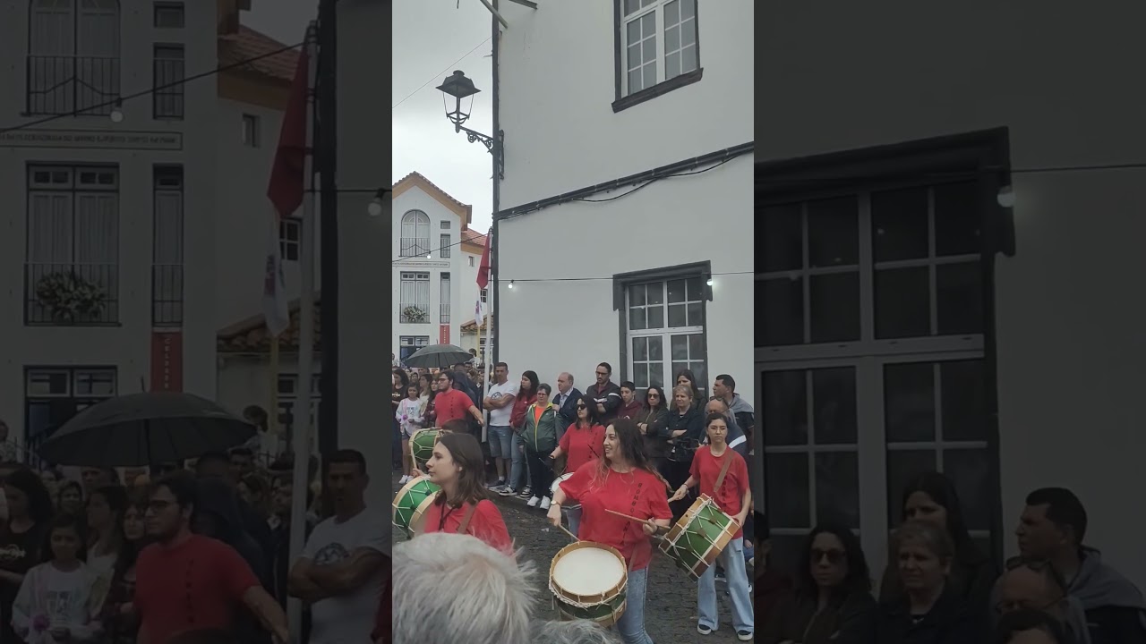 Azorean talents in the church fest #azores #portugal #band #performance