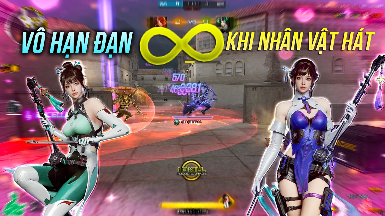 GACHA Nhân Vật idol Zombie CF, Vô Hạn Đạn Khi Cất Tiếng Hát