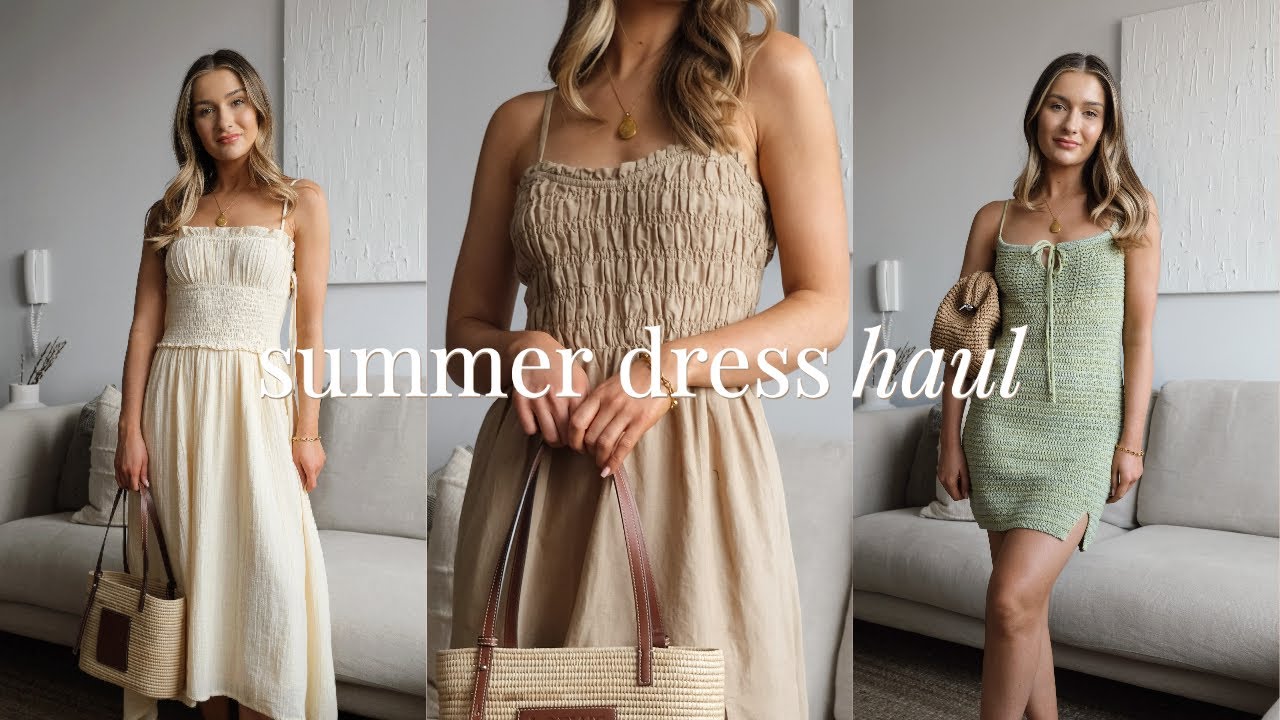 SUMMER DRESS HAUL & TRY-ON | URBAN OUTFITTERS NEW IN HAUL