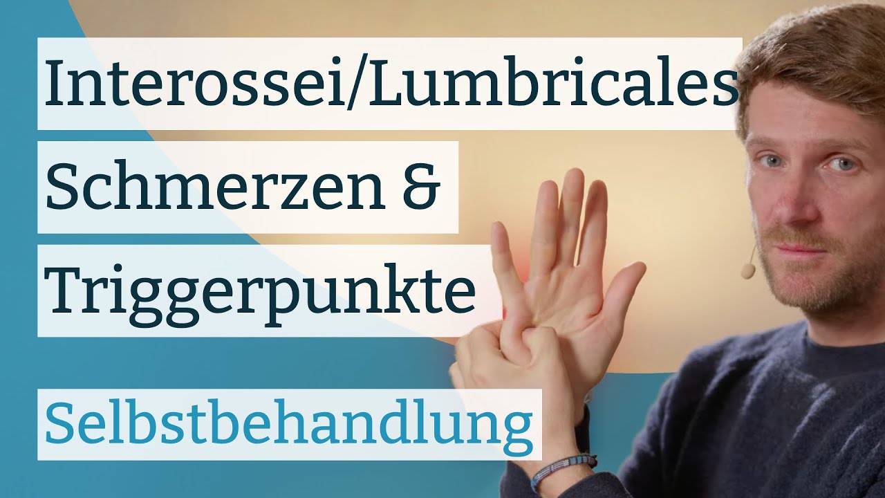 Interossei Schmerzen und Triggerpunkte selbst behandeln