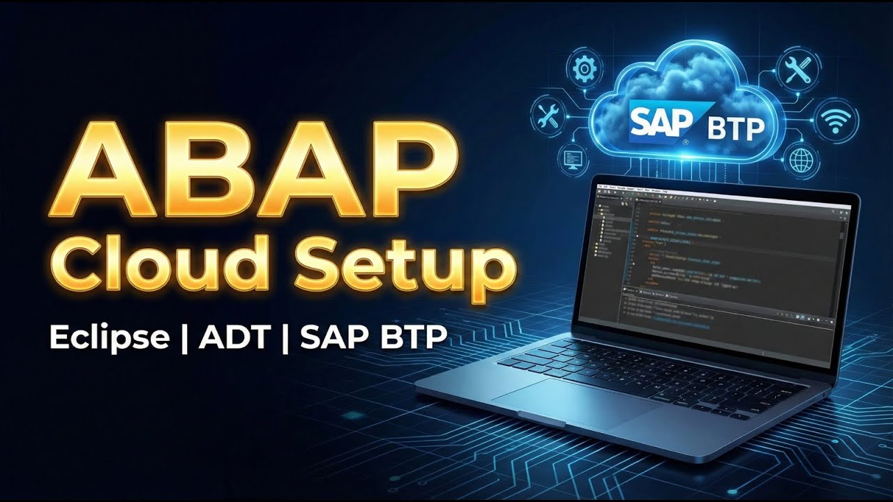 ABAP Cloud Tutorial | How to Install Eclipse ADT & Create SAP BTP Trial
