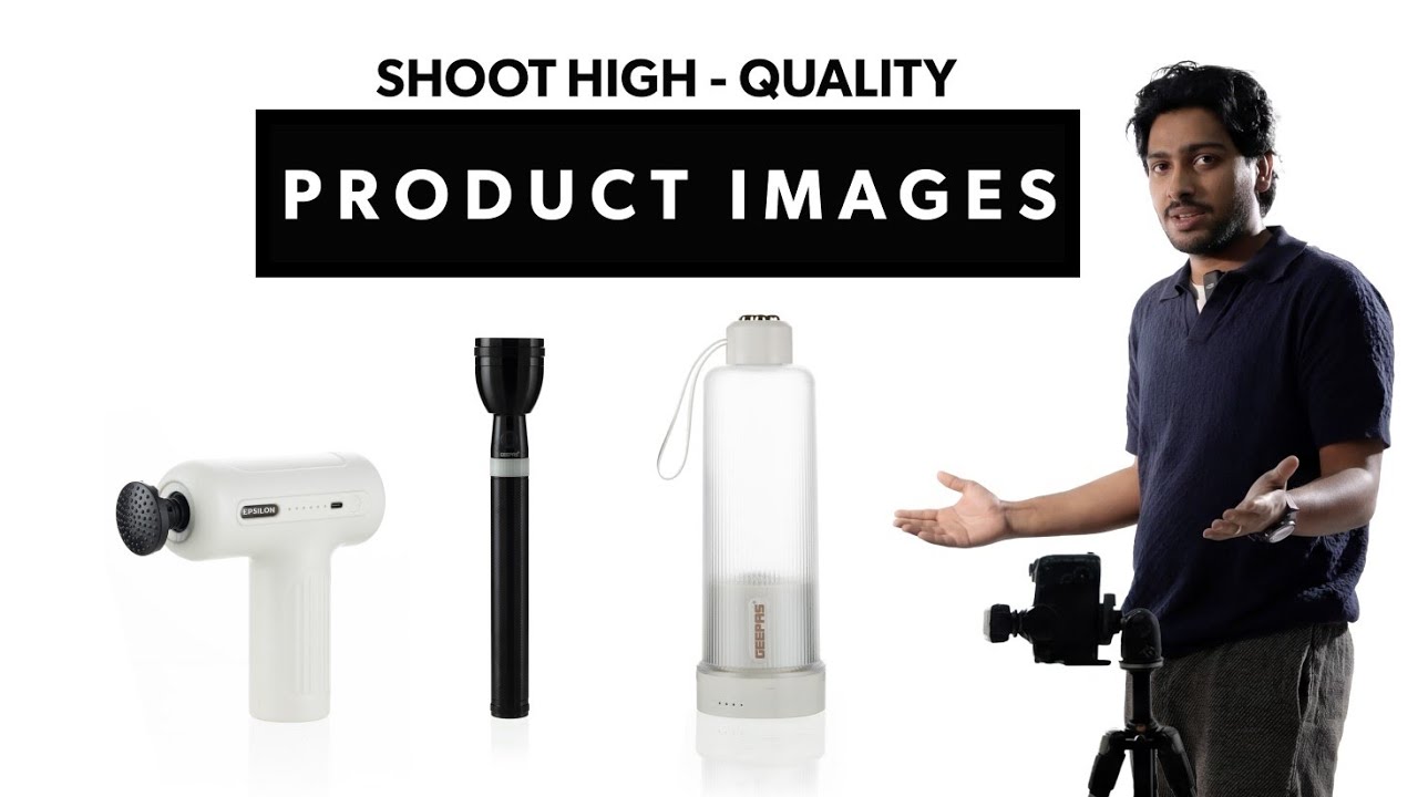How I shoot clean white background images for E-commerce- product photography setup 
