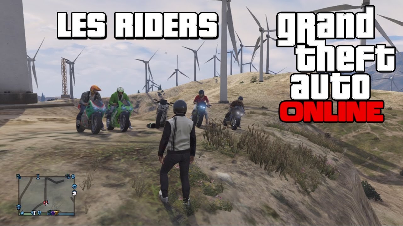 GTA ONLINE - Les Riders en moto Ep 01