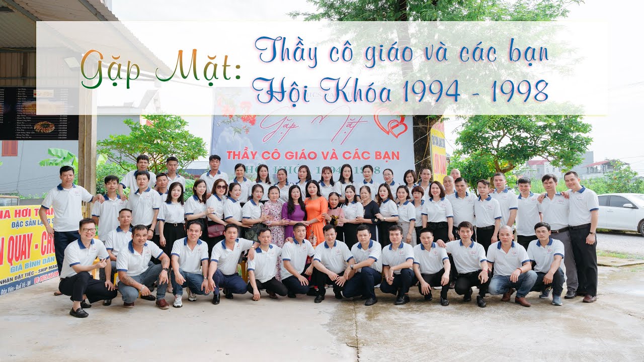 TRƯỜNG THCS ĐÀO VIÊN - GẶP MẶT THẦY CÔ GIÁO VÀ CÁC BẠN - HỘI KHÓA 1994 _ 1998