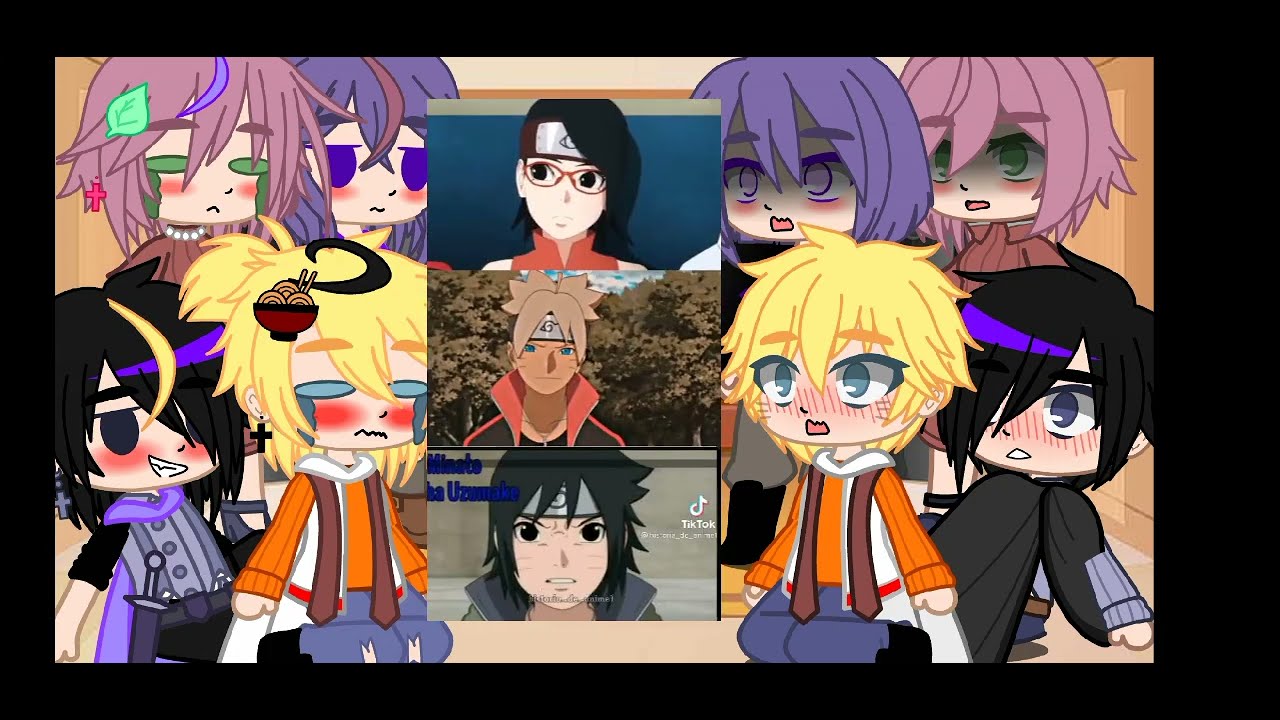 Personajes de Naruto de distintas dimensiones reaccionan al SasuNaru y SakuHina (parte 2)