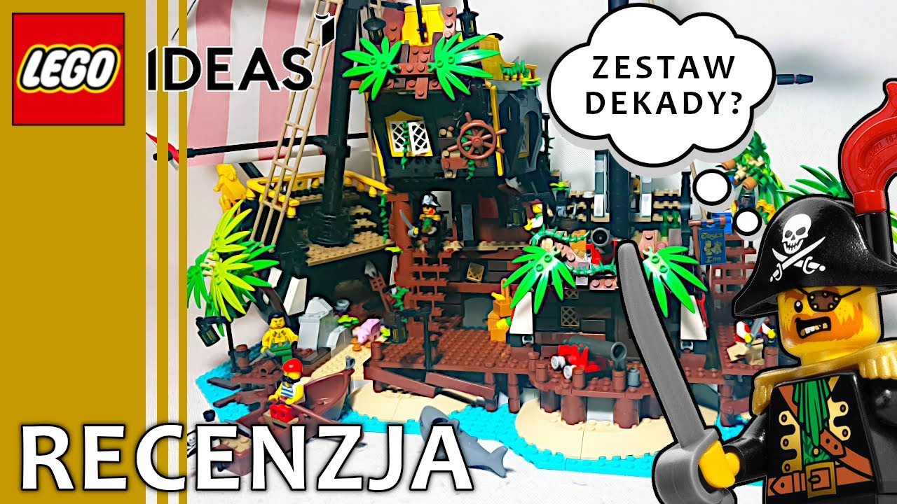 ZESTAW DEKADY? | LEGO IDEAS 21322 PIRACI Z ZATOKI BARAKUD | LEGO RECENZJA