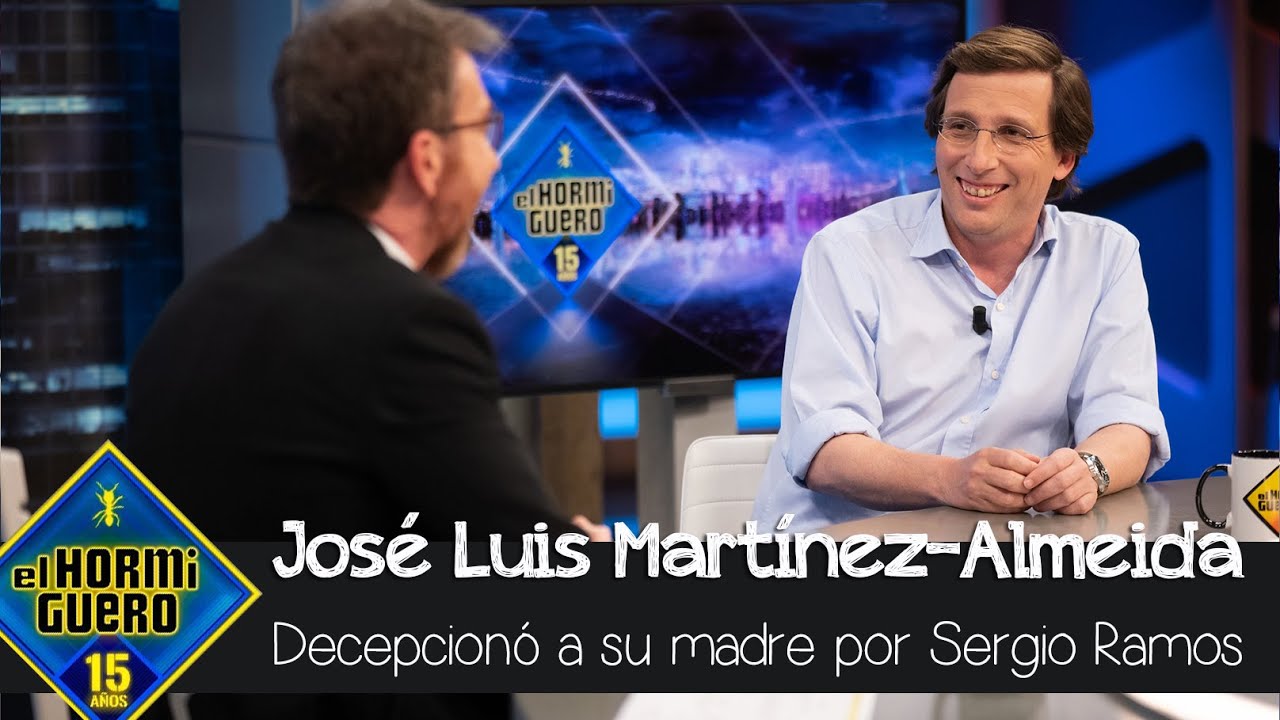 Martínez-Almeida, atlético confeso, decepcionó a su madre con el gol de Sergio Ramos - El Hormiguero