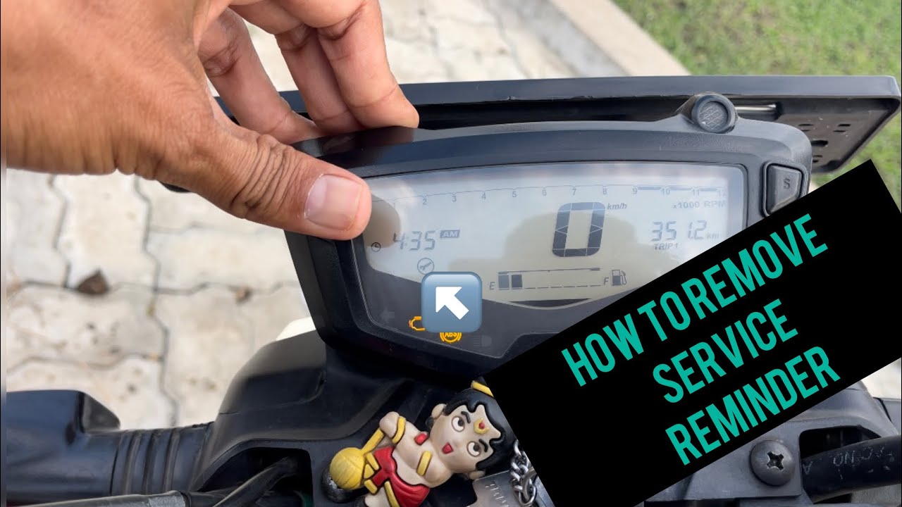 How to remove service reminder in Apache RTR 1604v  #viral #bholenath #apache #tvs #video #iphone