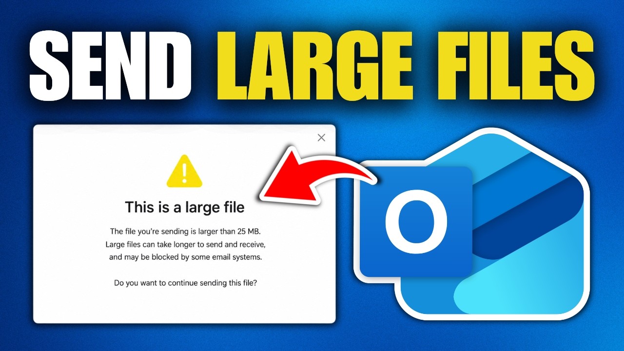 How To Send Large Files In Outlook (Step By Step)