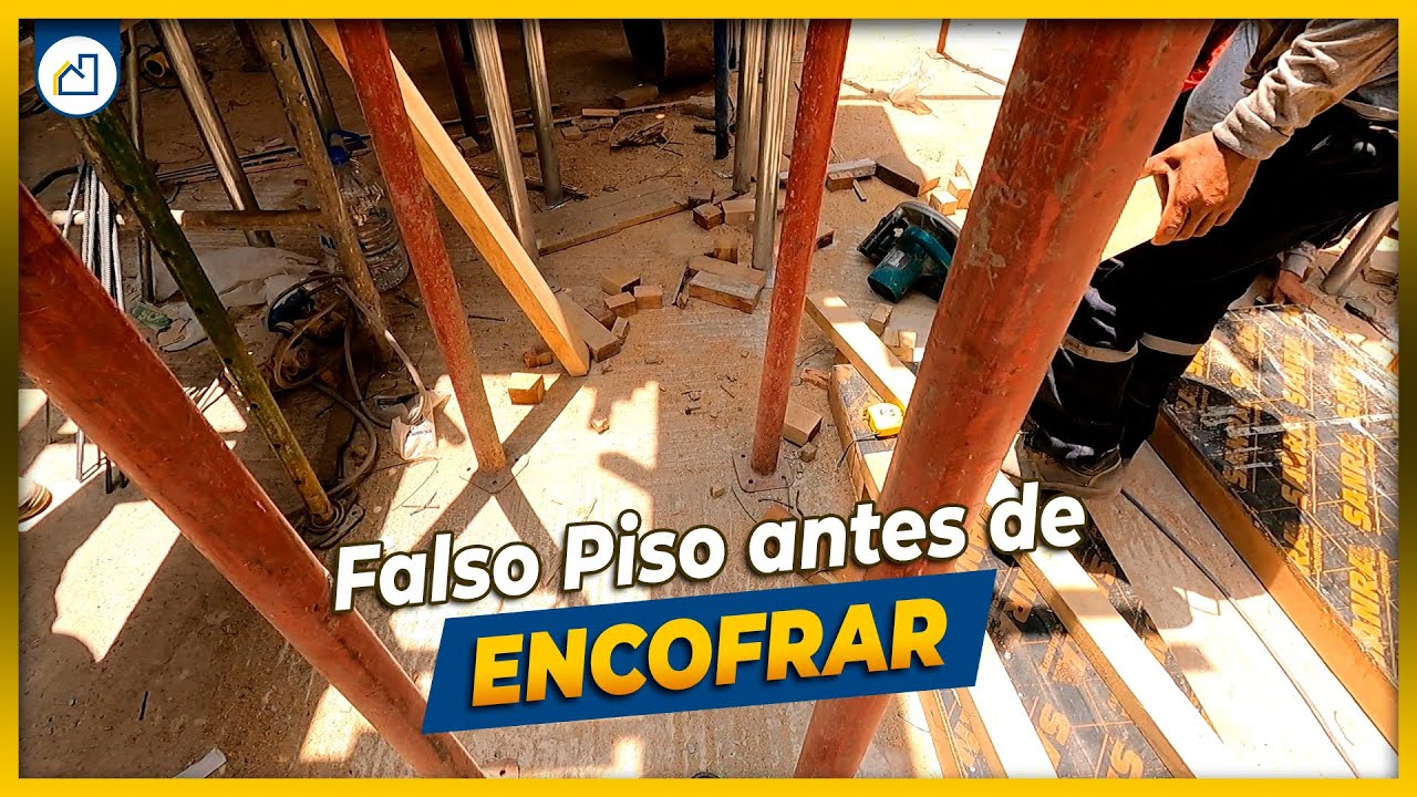 🔨🏠 Preparación Perfecta: Falso Piso Antes de Encofrar 🏠🔨