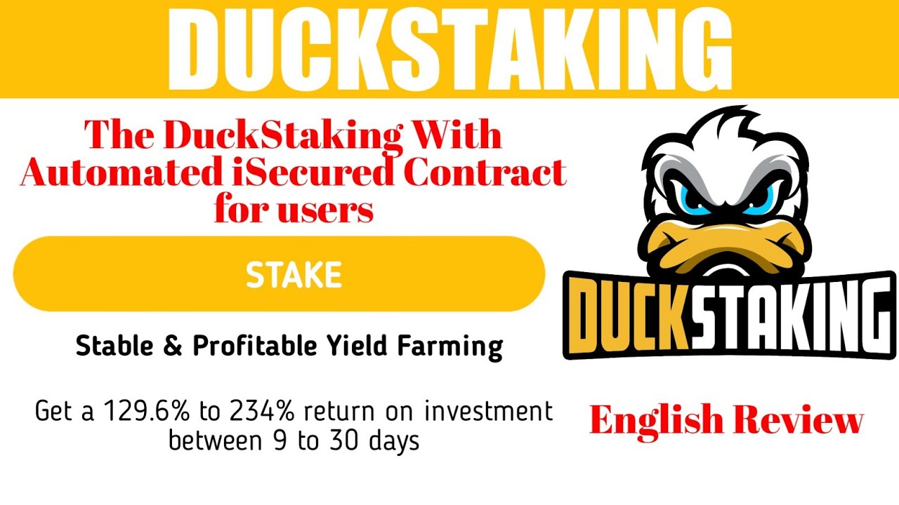 New Duckstaking Token Full Review In English 2022 | Buy On PancakeSwap | Best Crypto Token 2022