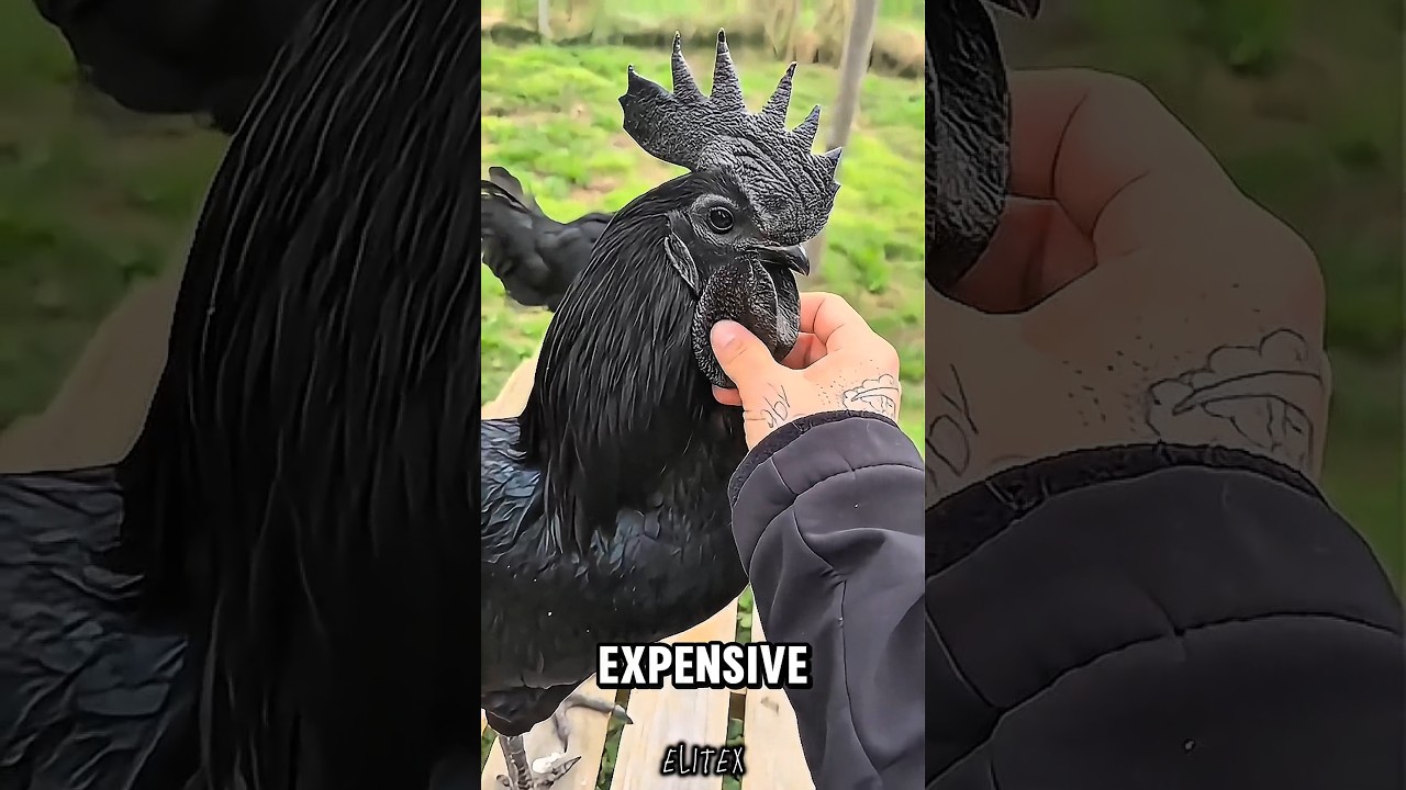 World&rsquo;s Most Expensive Chicken 🐓 | Ayam Cemani Worth $5,000!&rdquo;