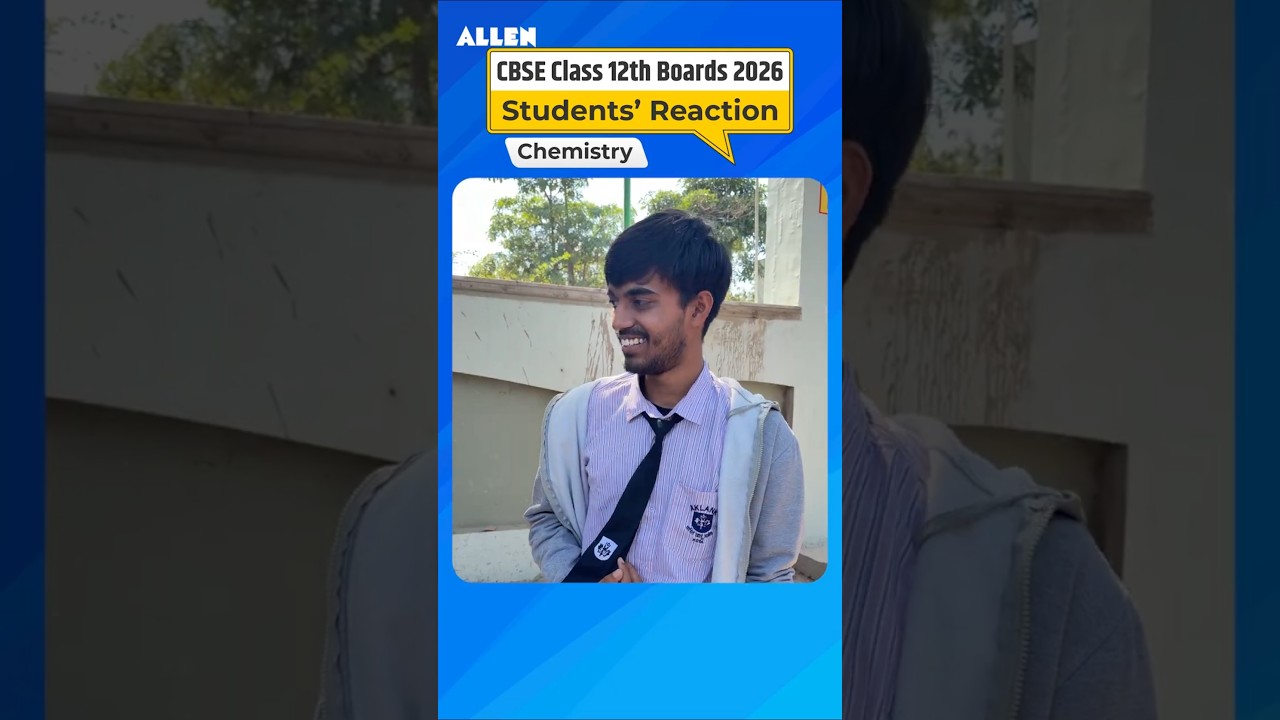 CBSE Board Exam 2026 🚀 | Class 12 Chemistry Paper Review #cbsechemistryclass12 #shorts