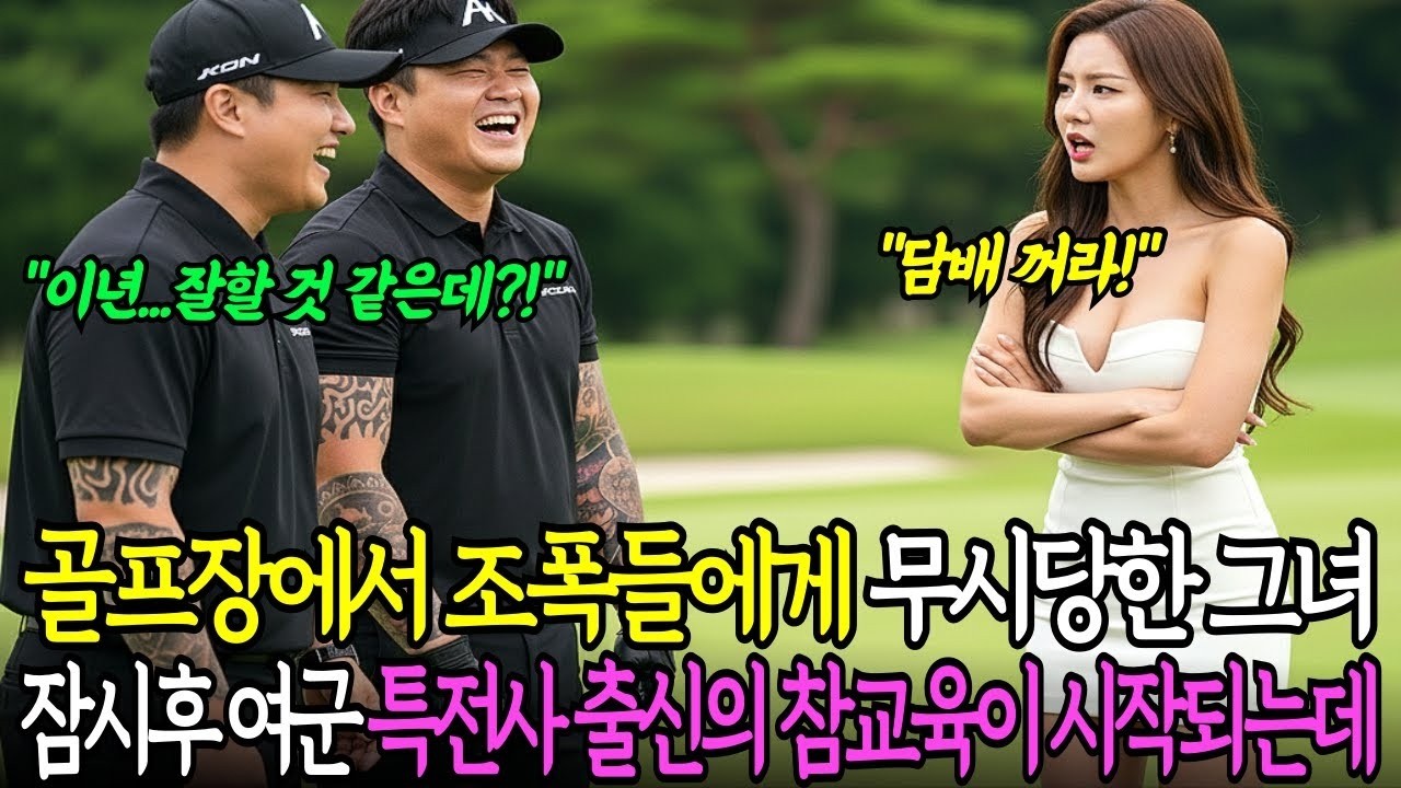 휴가를 떠나던 길, 기차역에서 조폭들이 여군 쓰리스타에게 덤빈다  그들의 악몽은 곧 시작된다