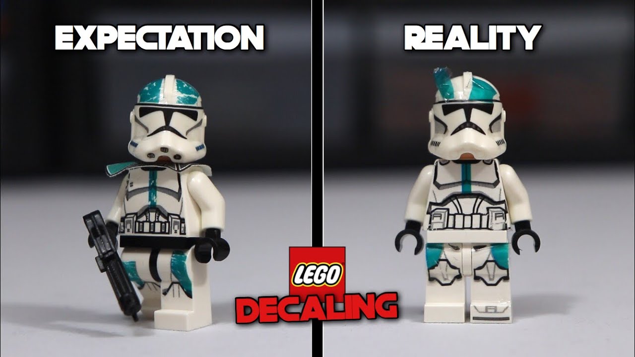 What I Learned My First Time Decaling LEGO Star Wars Clone Troopers! - How Hard Is It?