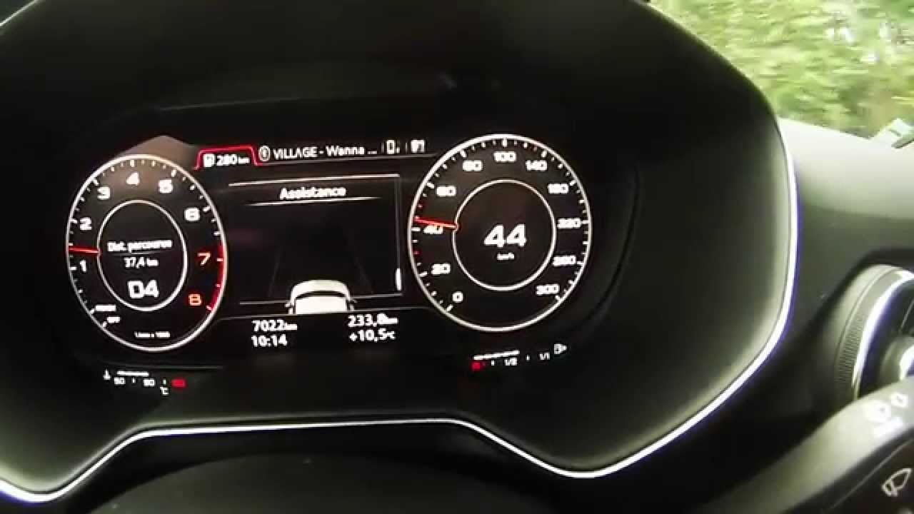 Test Audi Virtual Cockpit sur Audi TT 2015