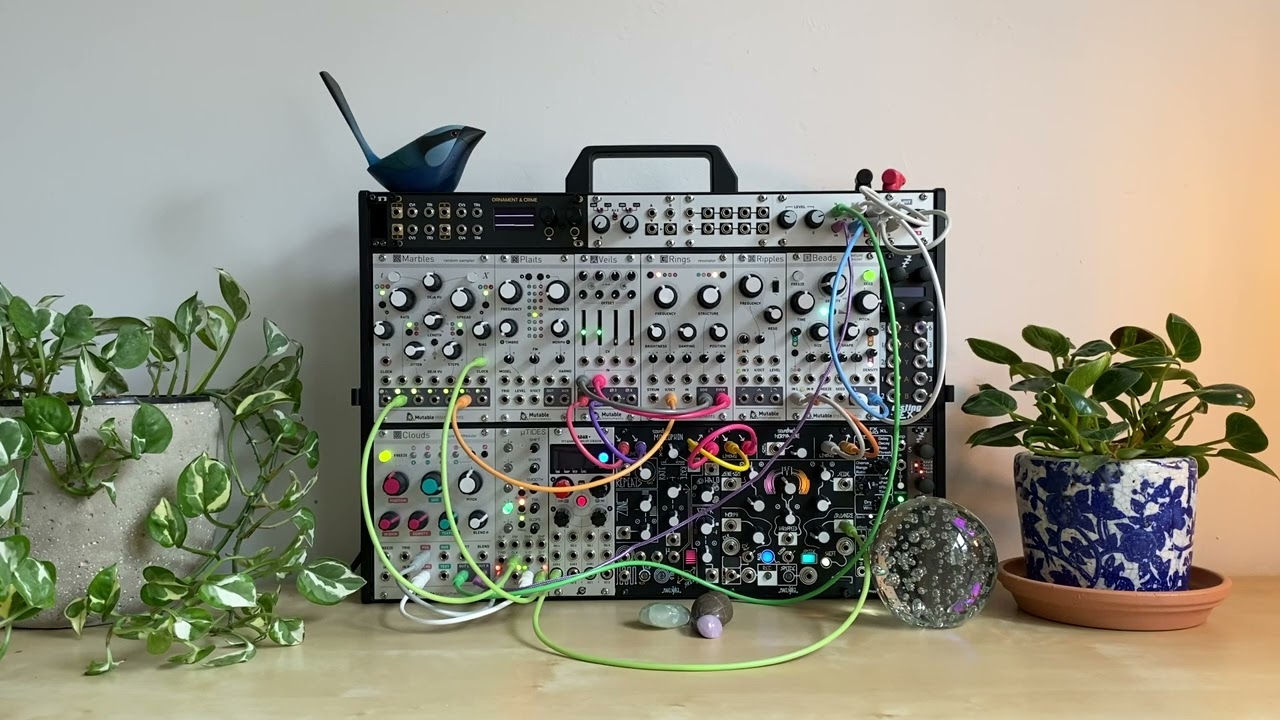 1 Hour Generative Ambient (PT2) Eurorack Modular Synth Music // Marbles // Rings // Beads // Clouds