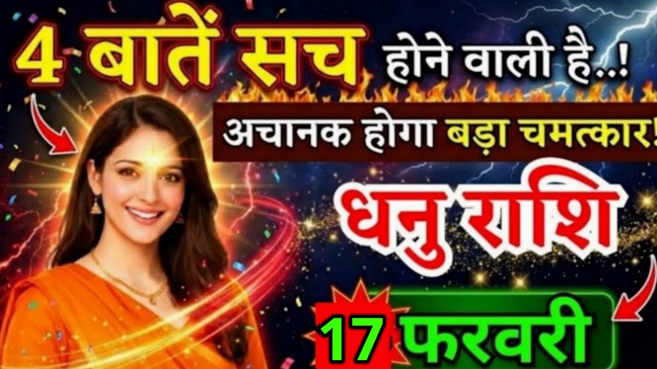 9 फरवरी, धनु राशि वालों ये चार बातें सच होने वाली है, Dhanu Rashi, आज का राशिफल