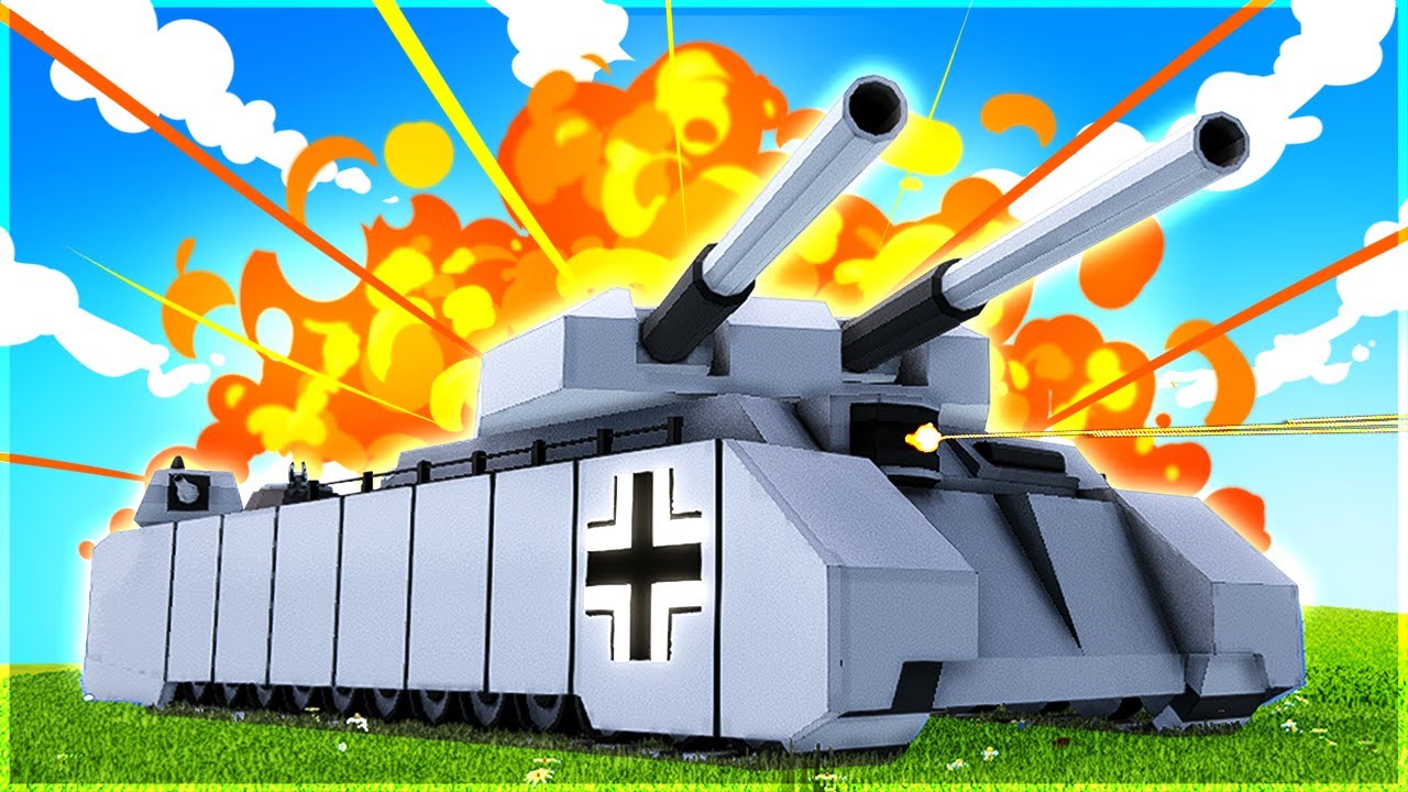 P.1000 Ratte на 100% на стероидах и его невозможно убить в Total Tank Simulator