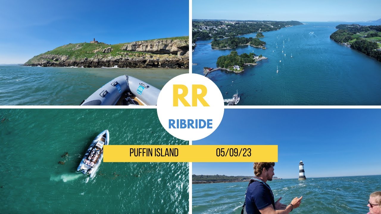 Rib Ride Anglesey Puffin Island Trip 05/09/2023