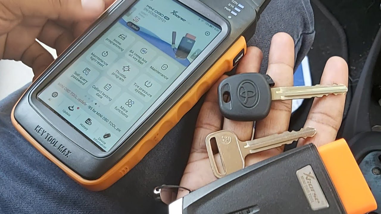 Инструмент для ключей MAX и MINI OBD TOYOTA ID4D 67/68 Программирование всех утерянных ключей